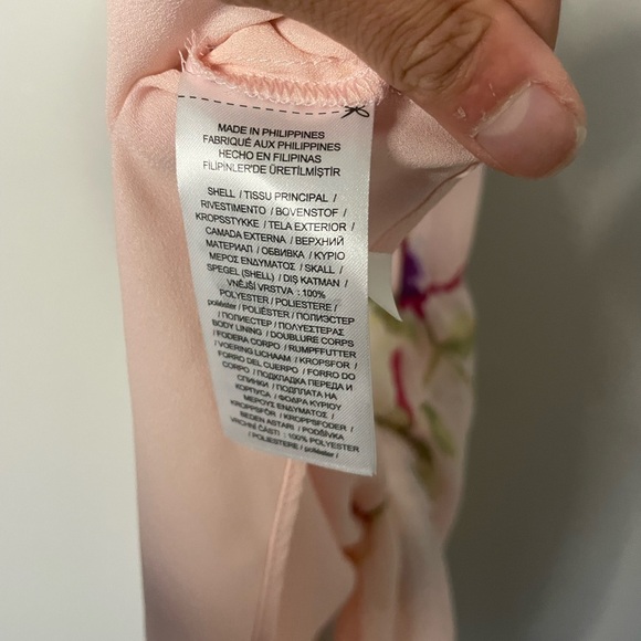 Lauren Ralph Lauren Sleeveless Halter Bow Neck Ruffle Tiered Blouson Dress SZ 8 - Picture 4 of 9